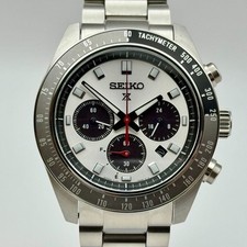 Montre en argent pour homme SEIKO Prospex SBDL095 Solar Diver Chronograph...