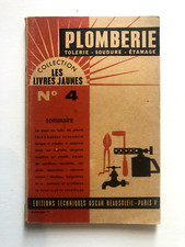 Plomberie (tôlerie, soudure, étamage) Coll. Les Livres jaunes N°4