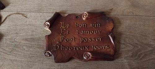 Plaque murale vintage déco - murale, /