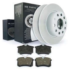 Disques de Frein Plaquettes Arrière 253mm pour Audi A3 8P Seat Skoda VW Golf 5 6