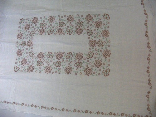 Table cloth and napkins hand - and, napkins,hand