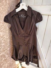 Robe marron chocolat taille s