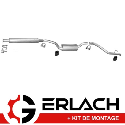 Echappement silencieux pour