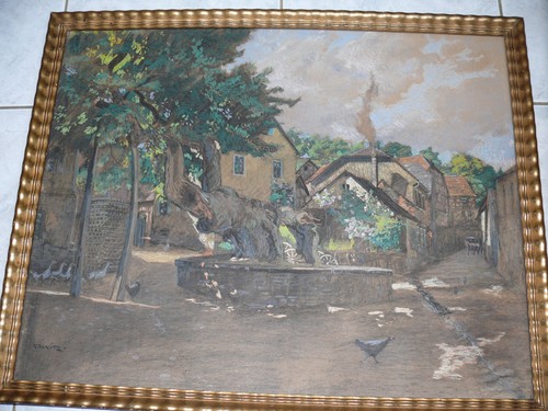 Superbe tableau rare ancien - tableau,