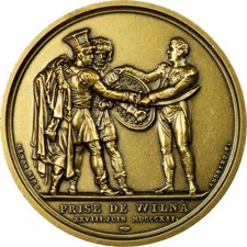 [#713102] France, Médaille, Napoléon Ier, Prise de Wilna, Denon, Restrike, MS(65-70