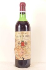 saint-émilion château la gaffelière grand cru classé B (étiquette fragile) 1977
