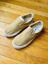 Chaussures plates/espadrilles en tissu beige Polo Ralph Lauren