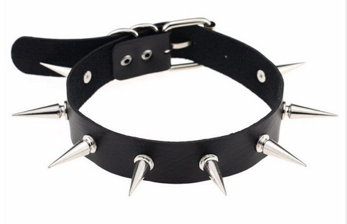 Collier soumise cuir - soumise, "cuir"