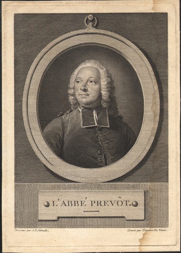 1750 gravure originale - , abbé