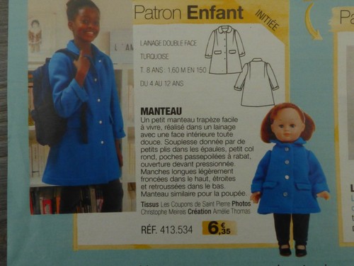Patron couture manteau pour - manteau,