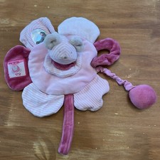DOUDOU PLAT D'ACTIVITE MOULIN ROTY SOURIS Vibrante LILA ROSE Rayé MIROIR Rond