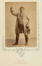 Harald Paetz, Theatre, Heiberg, Kjöge Huskors, Blase vintage albumen printHa