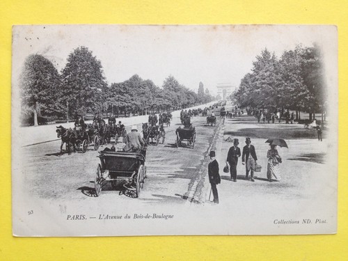 Cpa paris 1904 avenue - en, du