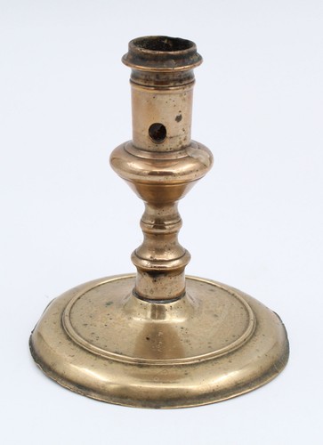 Bougeoir bronze 17 ème - en,
