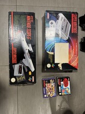 Lot Console Super Nintendo 1992, Nintendo Scope Complet, 2 Jeux Complets, Boites