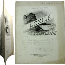 Partition L'Exilé Mélodie