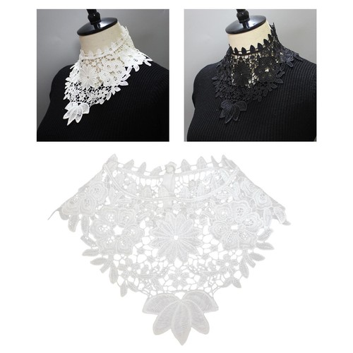 Faux col dentelle - col,