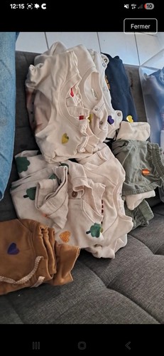 Lot vêtements bébé - de,