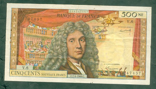 Rare billet 500nf - billet, de