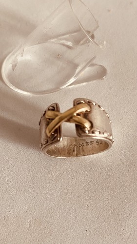 Bague hermes argent - argent, or