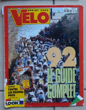 Velo Sprint   Mars 1992  n°274   Le Tour de France Guide complet