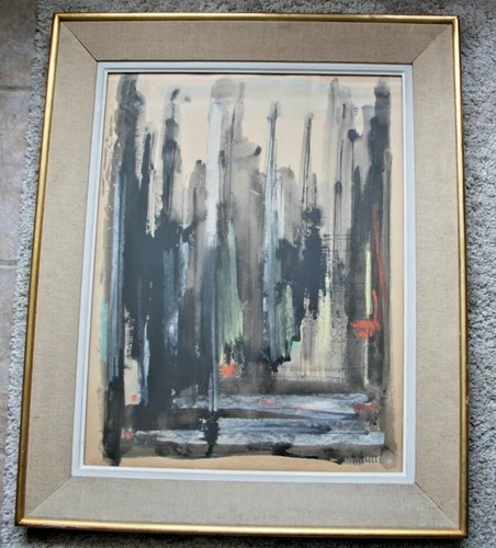 Rare gouache aquarelle - rare, "