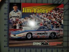 Feuille brochure course de dragsters Dynomax Jim Yates 1994