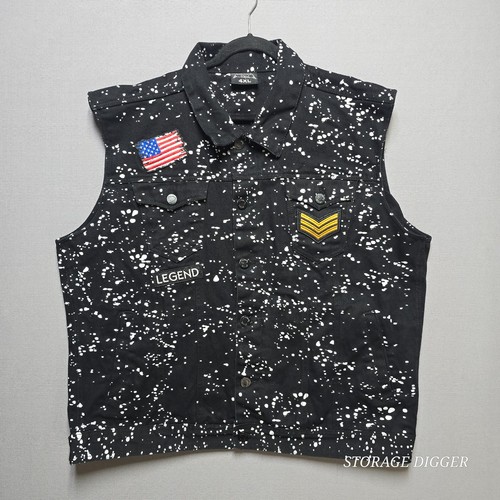 Legendary status denim vest - denim,