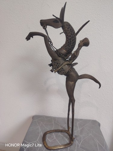 Sculpture africaine bronze - africaine, en