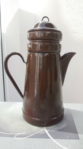 Cafetiere emaillee ancienne - emaillee,