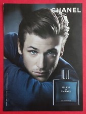 Publicité: Parfum Homme BLEU de CHANEL par Gaspard ULLIEL- Revue MOULIN ROUGE