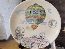 ASSIETTE EN EMAUX DES