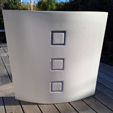 2 Appliques murales Design,  Céramique Blanc, Point lumineux