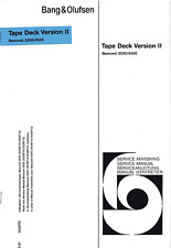 Service Schematics Bang Olufsen Beocord 3500, Beocord 4500, Bande Deck Version 2