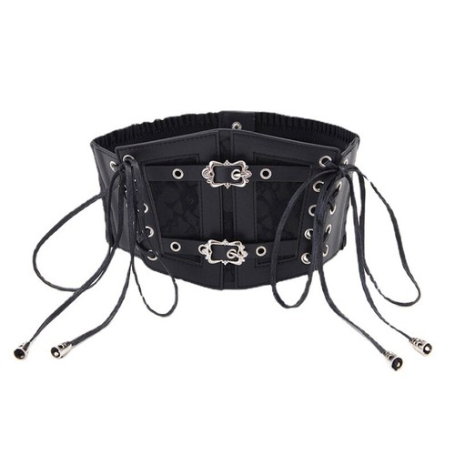 Femme punk cuir - femme, ceinture