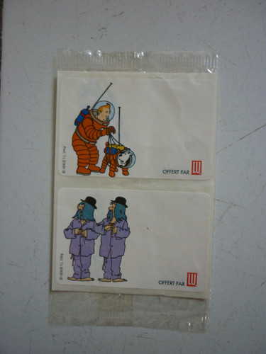 Tintin lot d autocollants - tintin, /