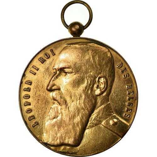 Belgique médaille léopold - belgique,, médaille,