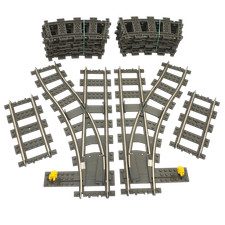 Lego® train rails 9V chemin