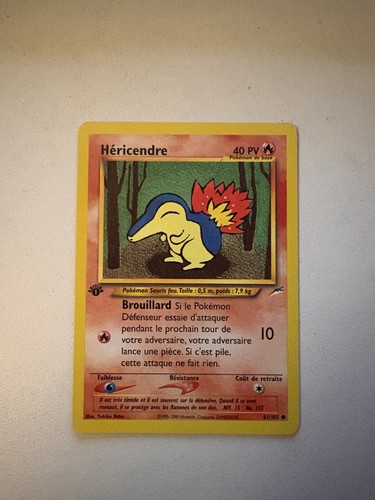 Carte pokémon héricendre - pokémon,