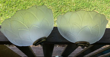 Paire d'appliques demi lune en