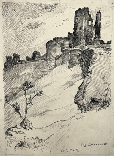 Chateau corfe angleterre - chateau,