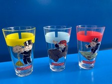 3 Grands verre MONOPOLY