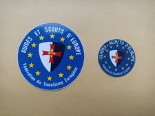 Ancien Autocollant Sticker : GUIDES ET SCOUT D'EUROPE - Fédération du scoutisme