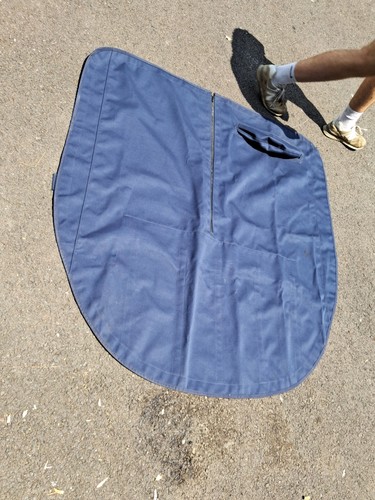 Blue cloth mohair - blue,