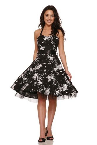 Robe halter noire london - halter,