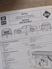 Audi 100 2.5 Tdi 2460 Cm3 Turbo Diesel Fiche Technique Reglatech Audi 100 Tdi
