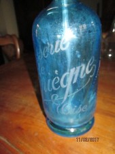 bouteille-siphon  à eau de Seltz "brasserie de Compiègne-Oise "- Cirier-pavard