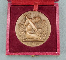France médaille FLORE, décor