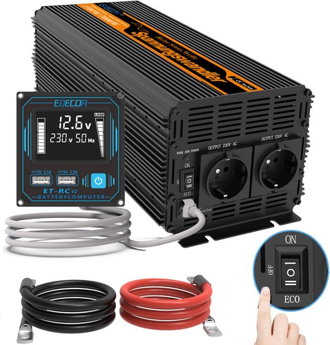 Edecoa convertisseur 12v 220v - convertisseur,