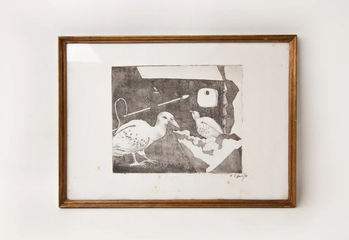 Tableau dessin encre chine - dessin, de